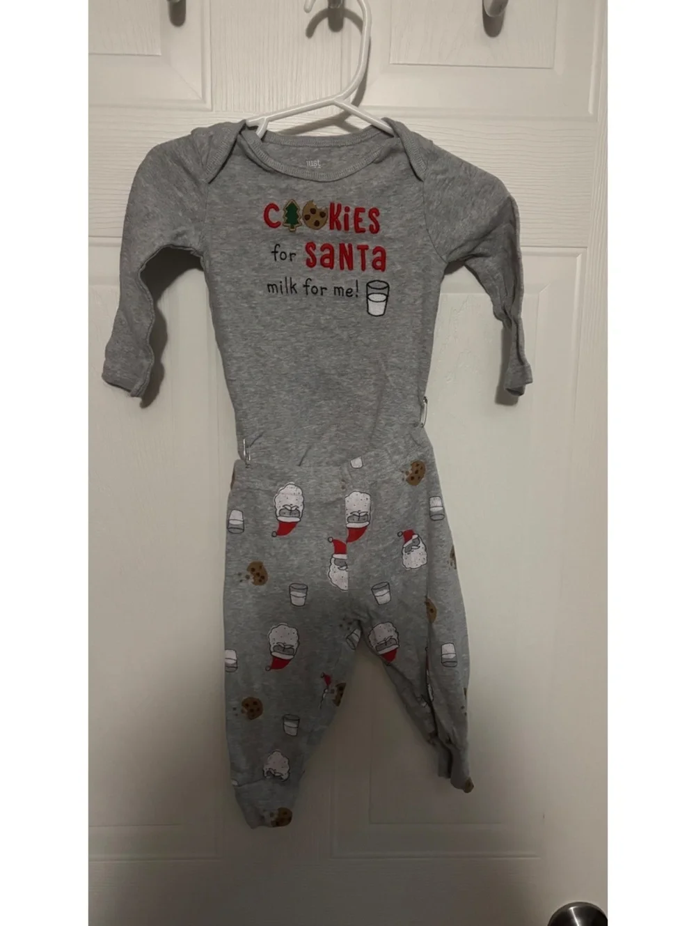 Carter's Christmas Cookies for Santa Footed Pajamas